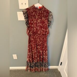Aqua maxi dress size XL